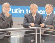 Richard Chamberlain, Marc Warren and Robert Vaughn