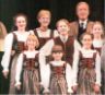 Richard Chamberlain, Meg Tolin and family singing "The Sound Of Music"